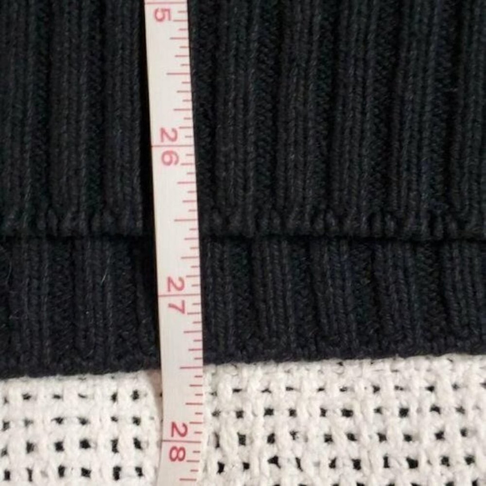 Dickies 1/4 Zip Logo Mock Neck Black Sz. XL Sweater - Picture 6 of 6